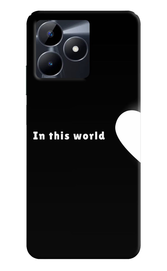 This World Realme C53 Hard Case Back Cover by Casekaro