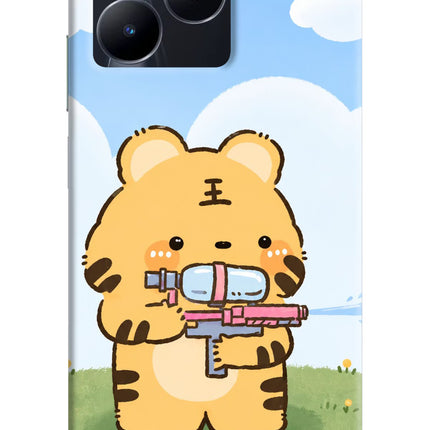 Tiger Treat Realme C53 Hard Case Back Cover by Casekaro