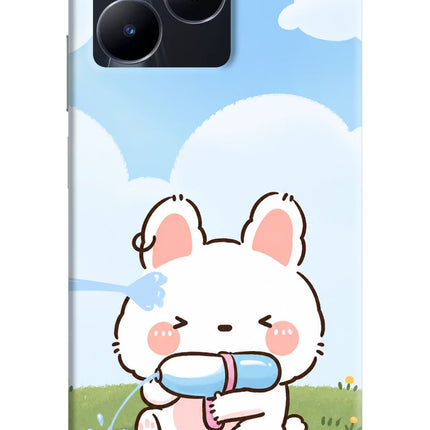 Bunny Treat Realme C53 Hard Case Back Cover by Casekaro
