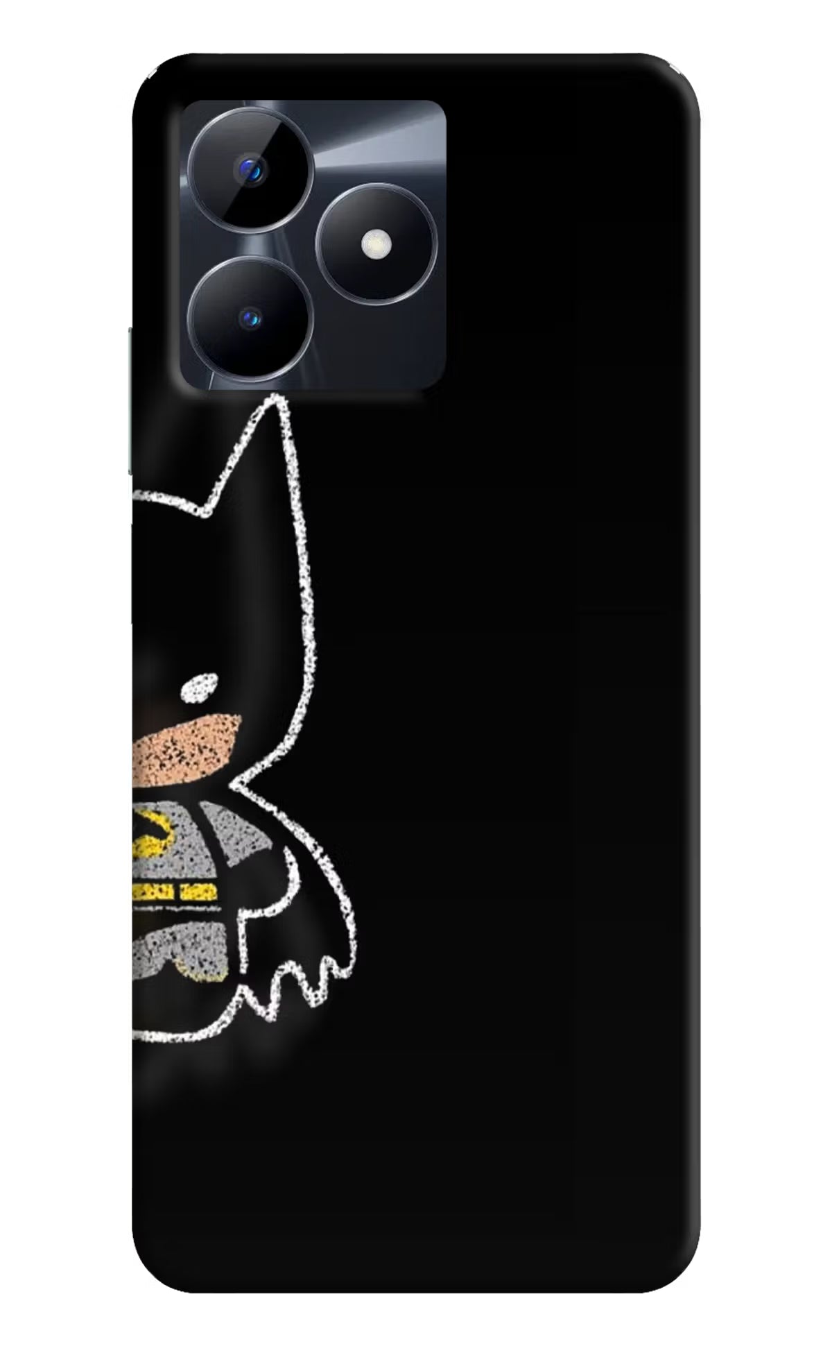 Bat Kitty Realme C53 Hard Case Back Cover by Casekaro