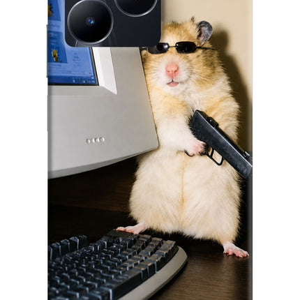 Hacker Hamster Realme C53 Hard Case Back Cover by Casekaro