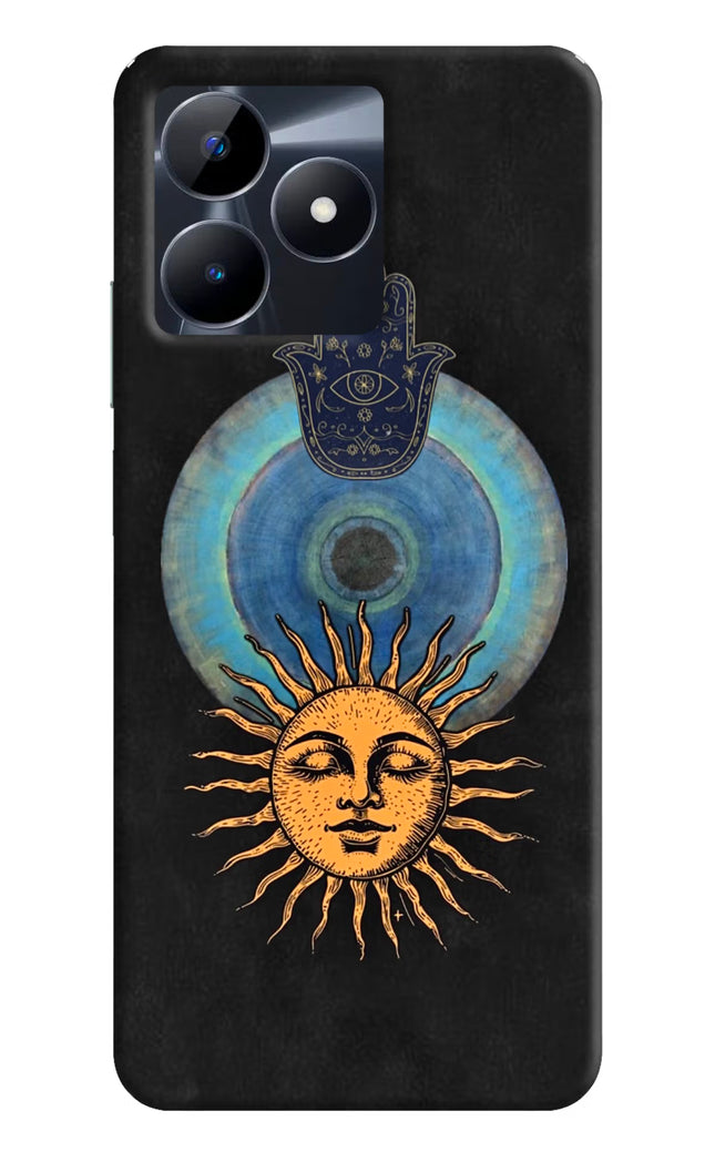 Divine Sun Realme C53 Hard Case Back Cover by Casekaro