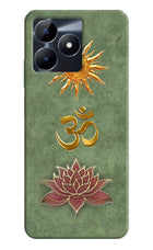 Om & Lotus Realme C53 Back Cover