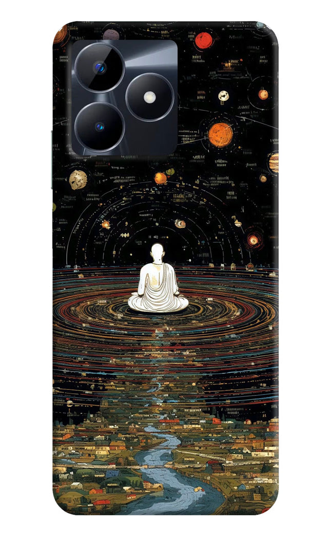 Space Monk Realme C53 Hard Case Back Cover by Casekaro