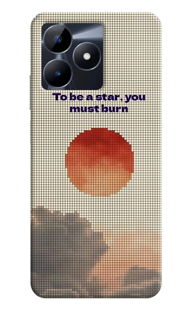 Pixel Sun Realme C53 Hard Case Back Cover by Casekaro