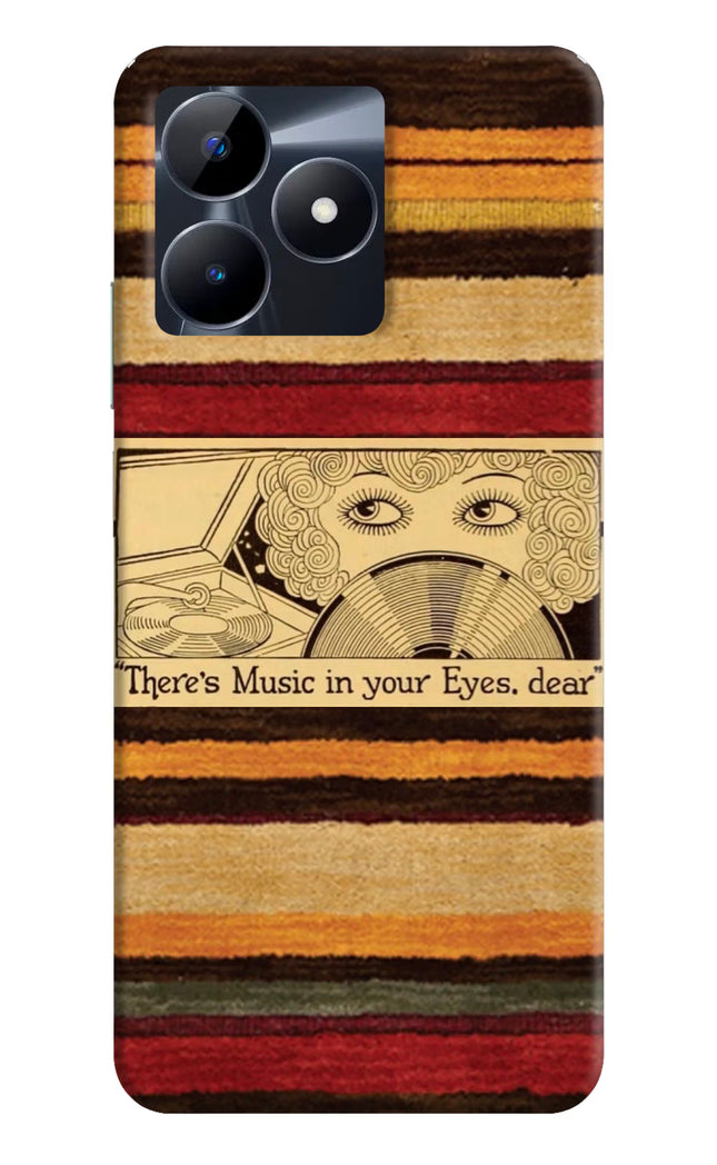 Vinyl Stripes Realme C53 Hard Case Back Cover by Casekaro