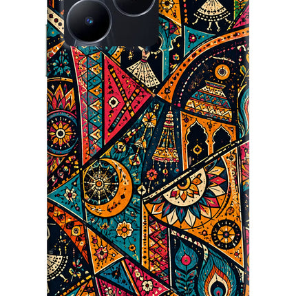 Folk Print Realme C53 Hard Case Back Cover by Casekaro
