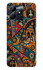Folk Print Realme C53 Hard Case Back Cover by Casekaro