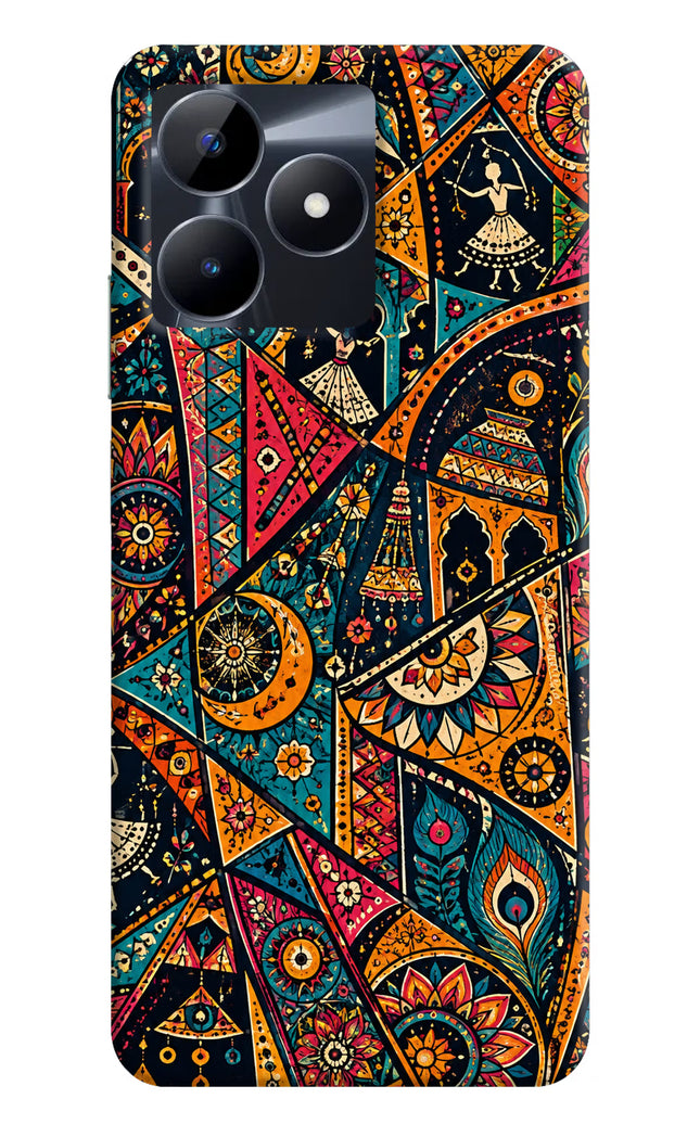 Folk Print Realme C53 Hard Case Back Cover by Casekaro
