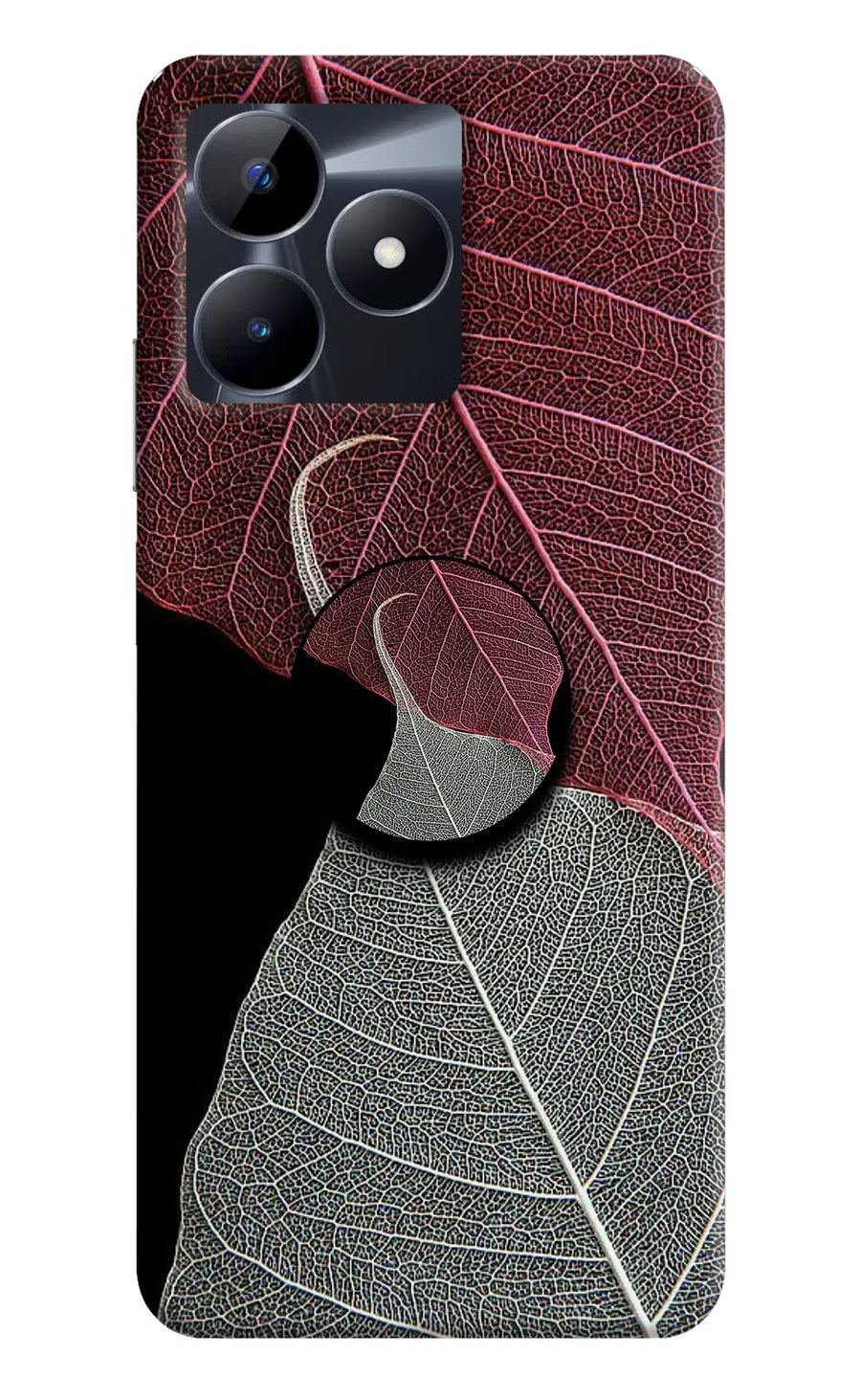Leaf Pattern Realme C53 Pop Case, Hard case