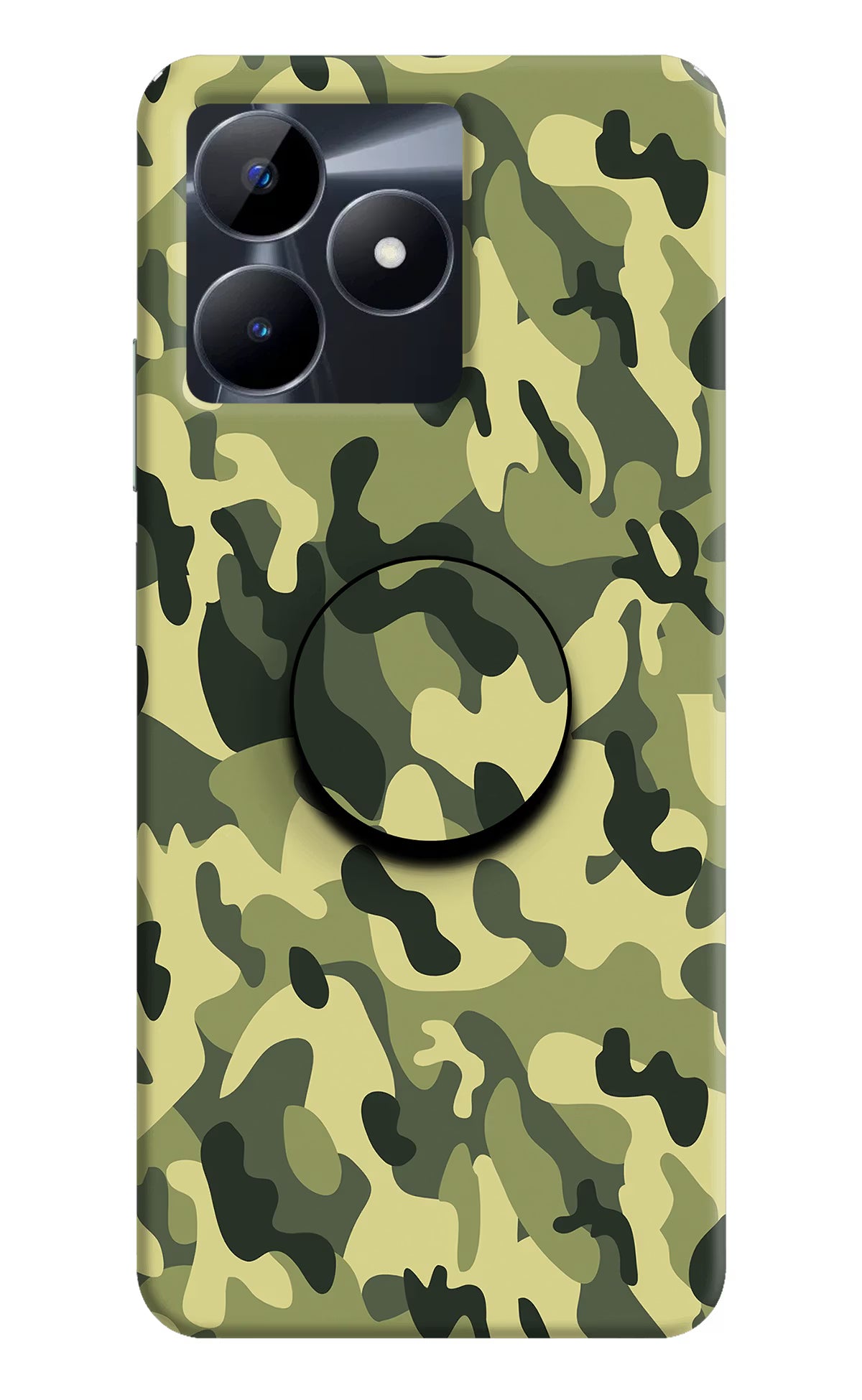 Camouflage Realme C53 Pop Case by Casekaro
