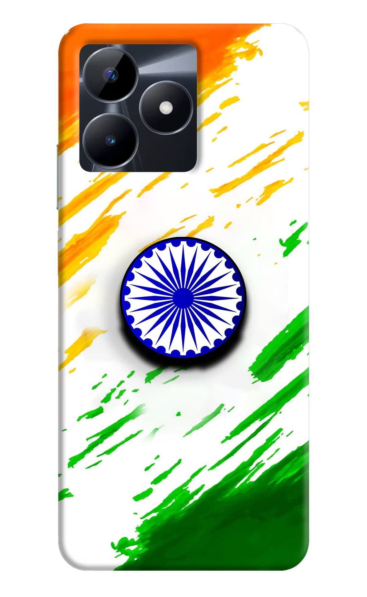 Indian Flag Ashoka Chakra Realme C53 Pop Case by Casekaro
