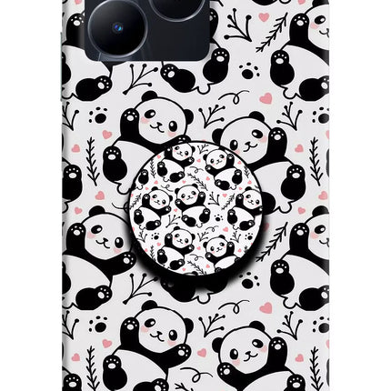 Cute Panda Realme C53 Pop Case by Casekaro