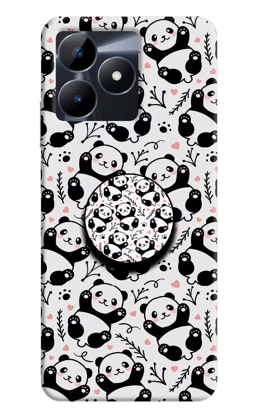 Cute Panda Realme C53 Pop Case, Hard case