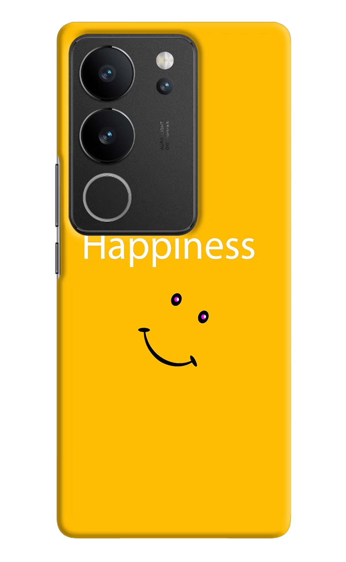 Happiness With Smiley Vivo V29/V29 Pro Hard Case Back Cover by Casekaro