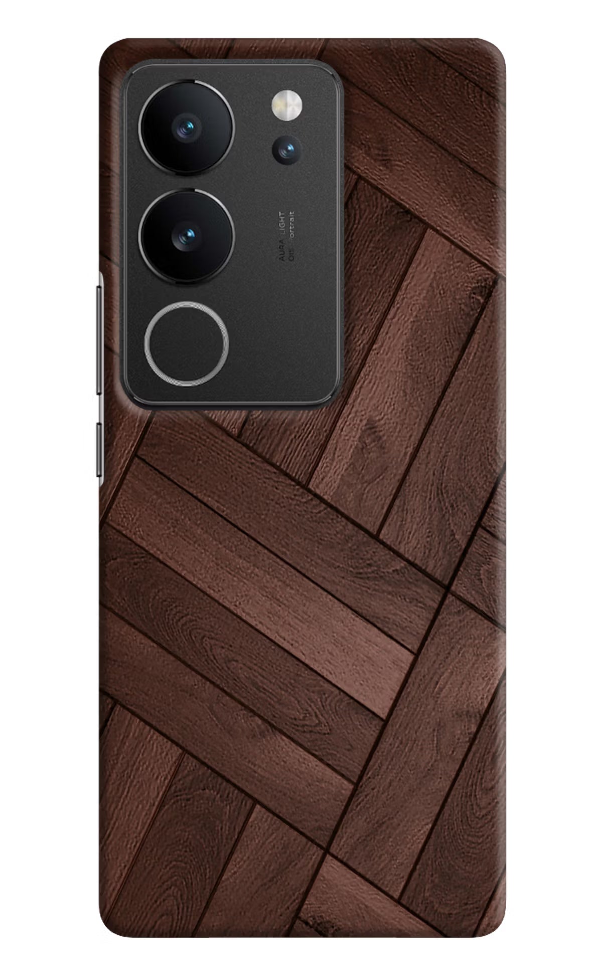 Wooden Texture Design Vivo V29/V29 Pro Hard Case Back Cover by Casekaro