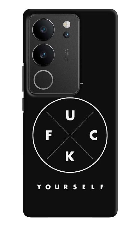 Go Fuck Yourself Vivo V29/V29 Pro Hard Case Back Cover by Casekaro