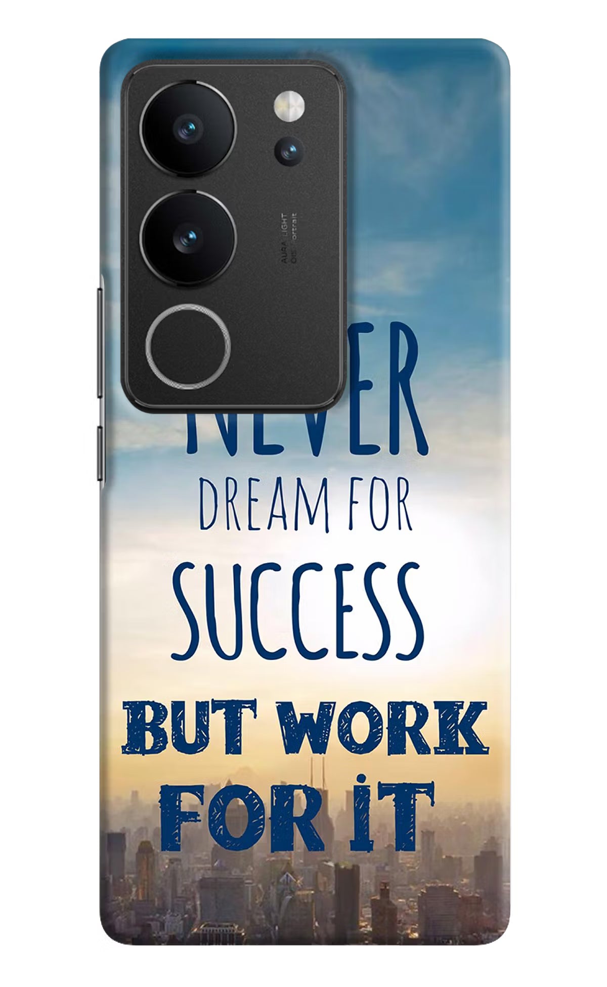 Never Dream For Success But Work For It Vivo V29/V29 Pro Hard Case Back Cover by Casekaro