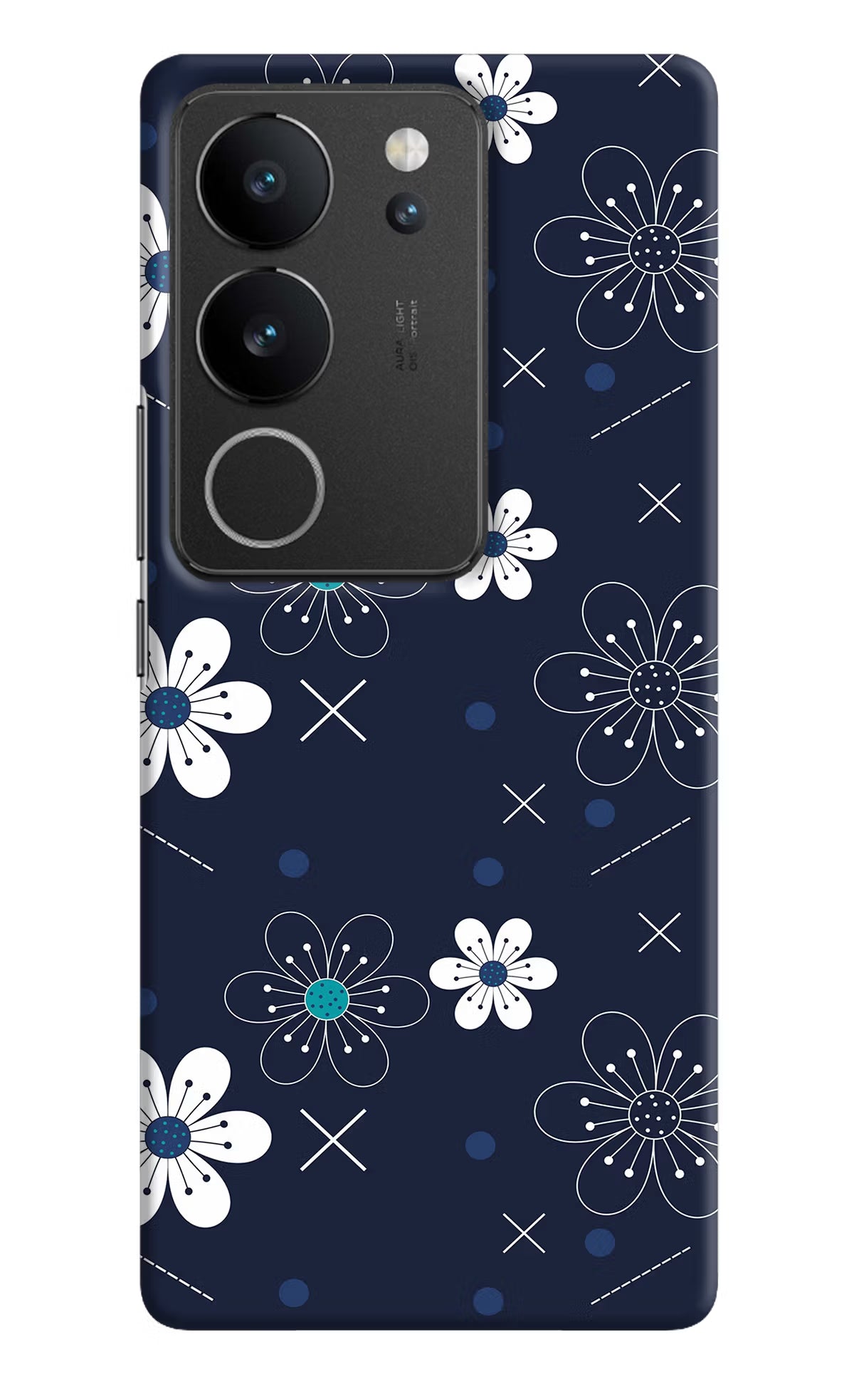 Flowers Vivo V29/V29 Pro Hard Case Back Cover by Casekaro