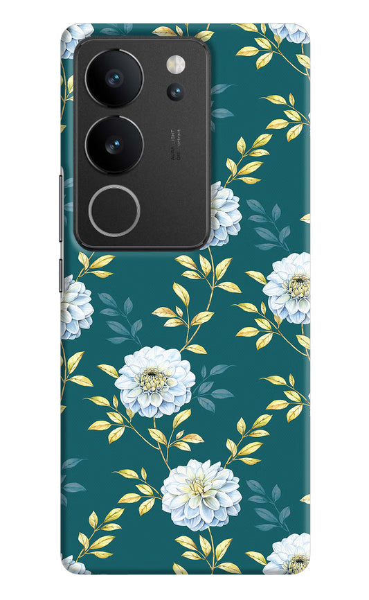Flowers Vivo V29/V29 Pro Hard Case Back Cover by Casekaro