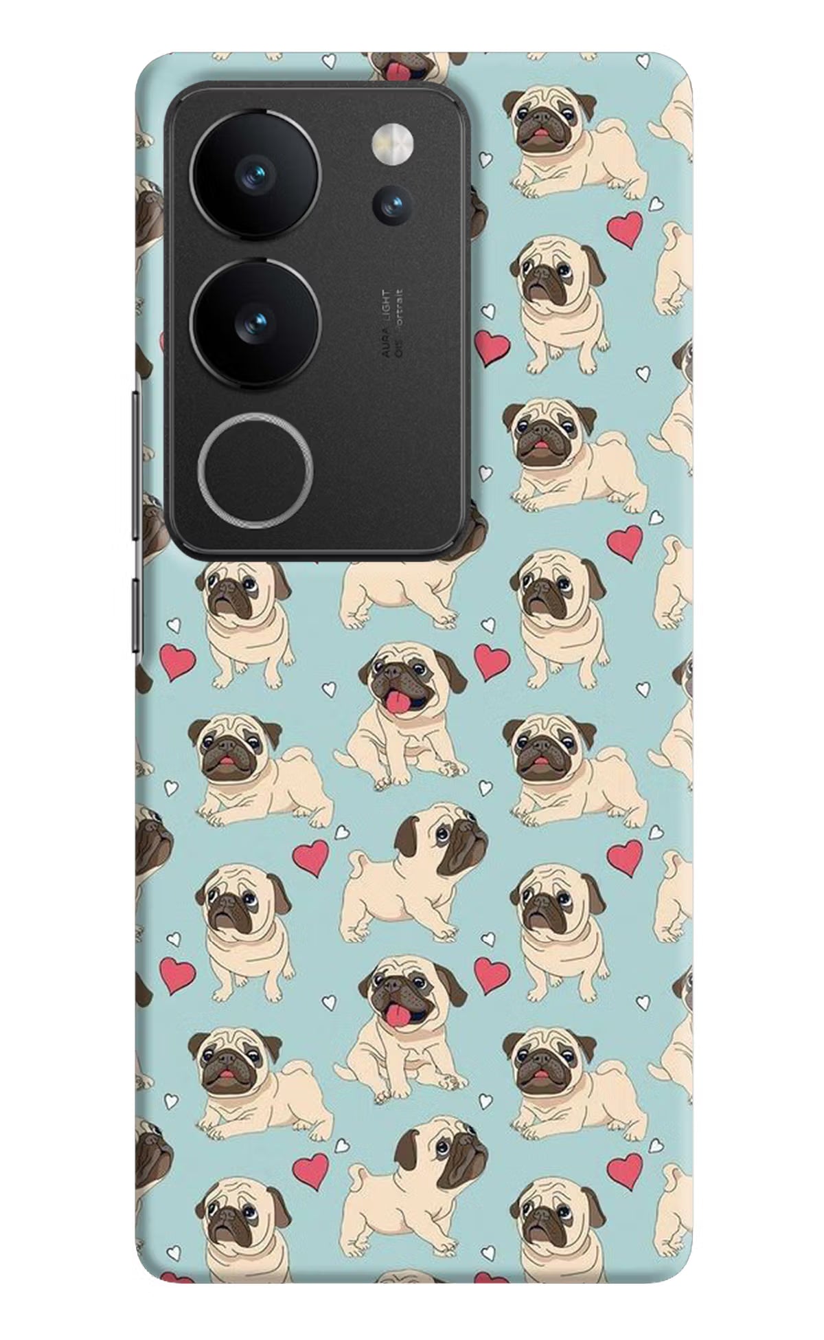 Pug Dog Vivo V29/V29 Pro Hard Case Back Cover by Casekaro