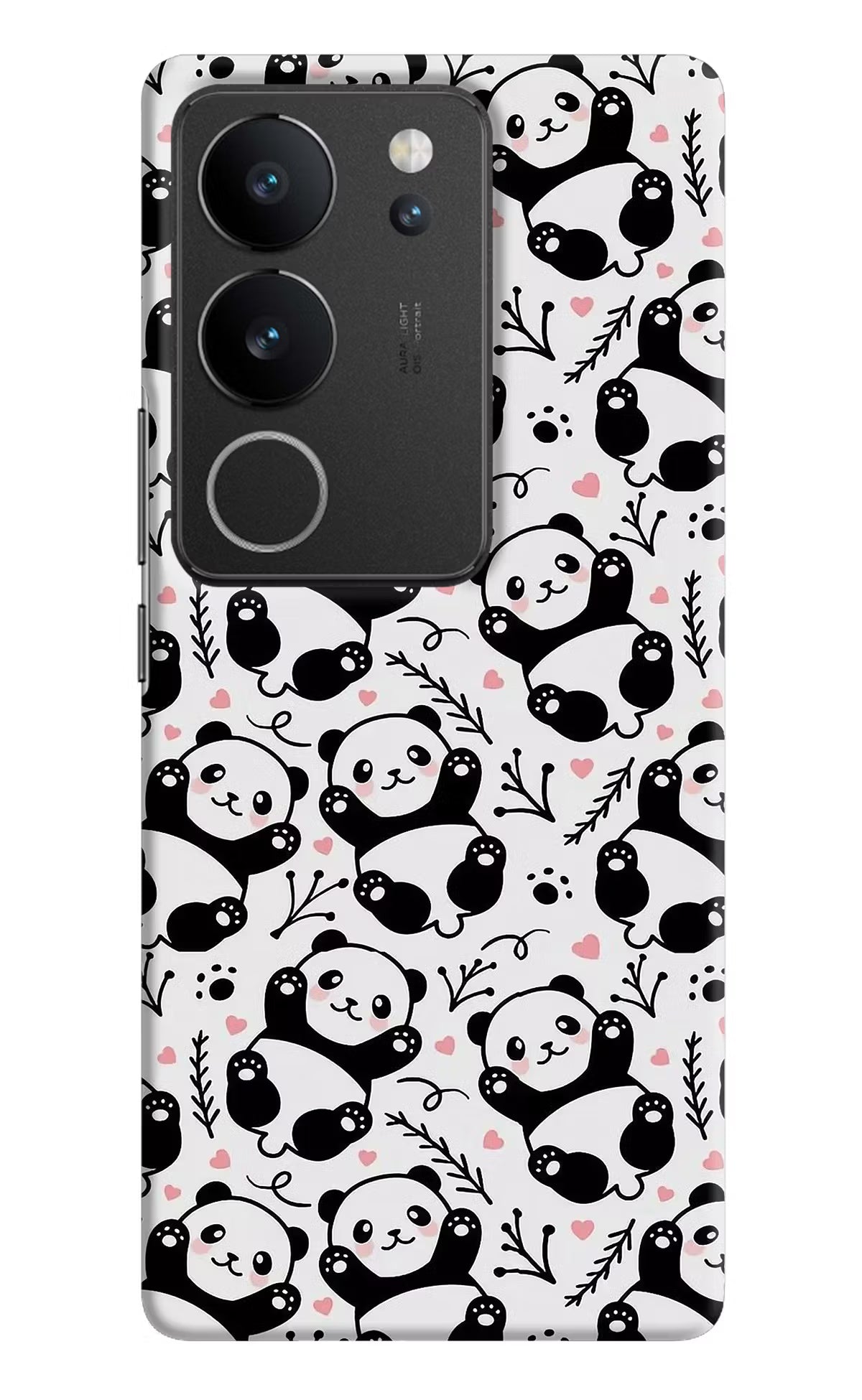 Cute Panda Vivo V29/V29 Pro Hard Case Back Cover by Casekaro