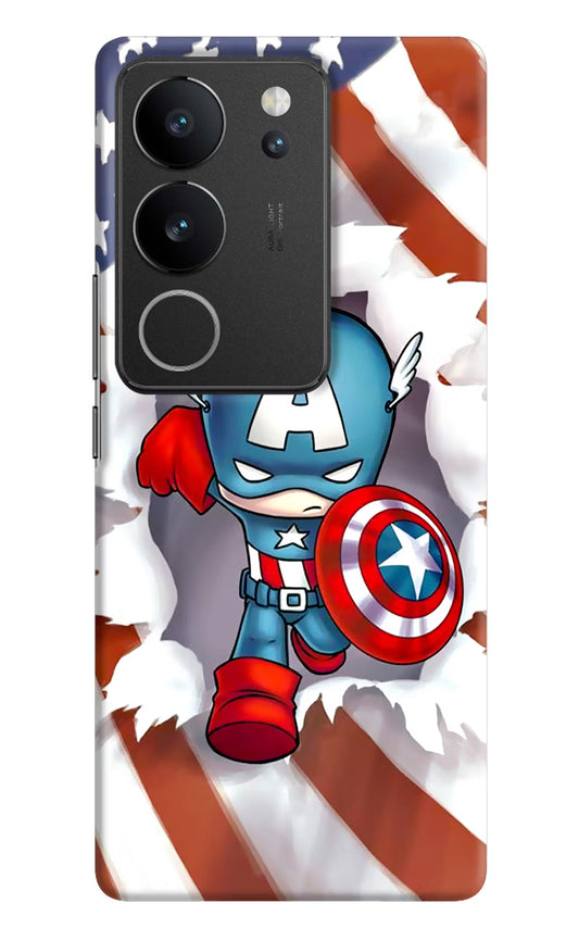 Captain America Vivo V29/V29 Pro Hard Case Back Cover by Casekaro