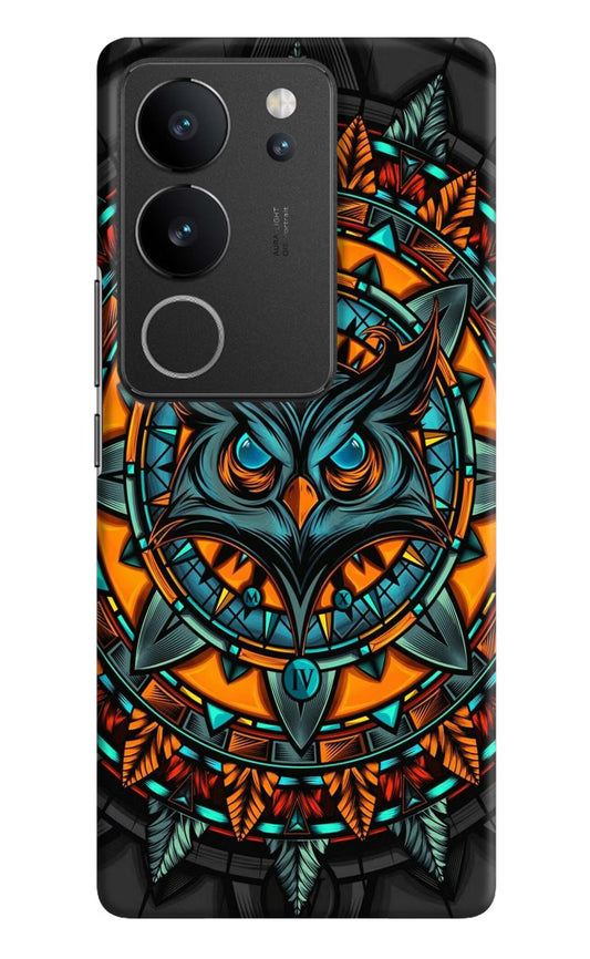 Angry Owl Art Vivo V29/V29 Pro Hard Case Back Cover by Casekaro