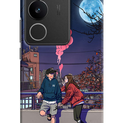 Chilling Couple Vivo V29/V29 Pro Hard Case Back Cover by Casekaro