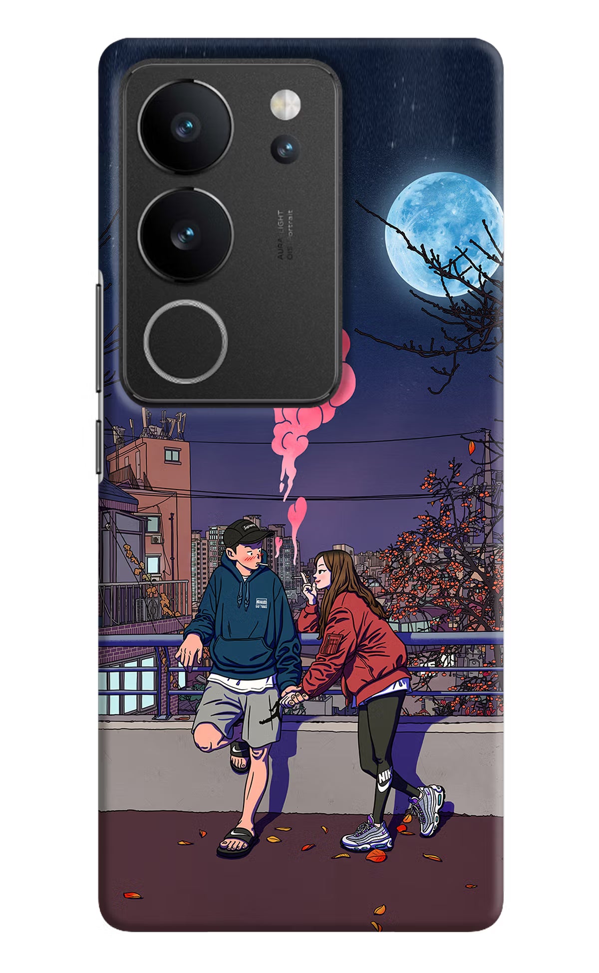 Chilling Couple Vivo V29/V29 Pro Hard Case Back Cover by Casekaro