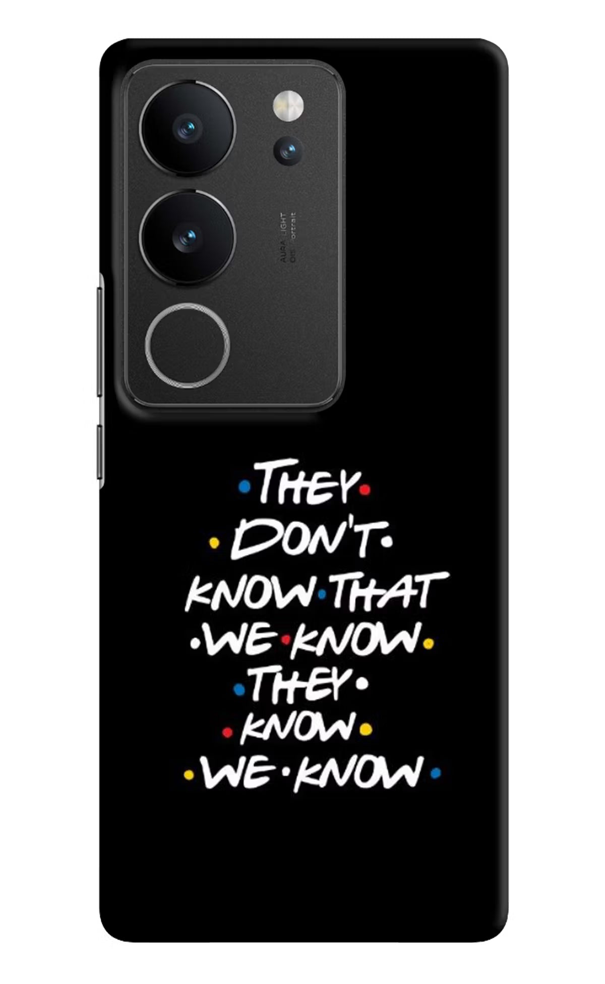 FRIENDS Dialogue Vivo V29/V29 Pro Hard Case Back Cover by Casekaro