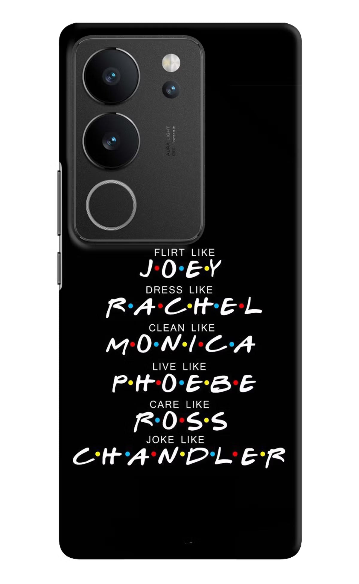 FRIENDS Character Vivo V29/V29 Pro Hard Case Back Cover by Casekaro