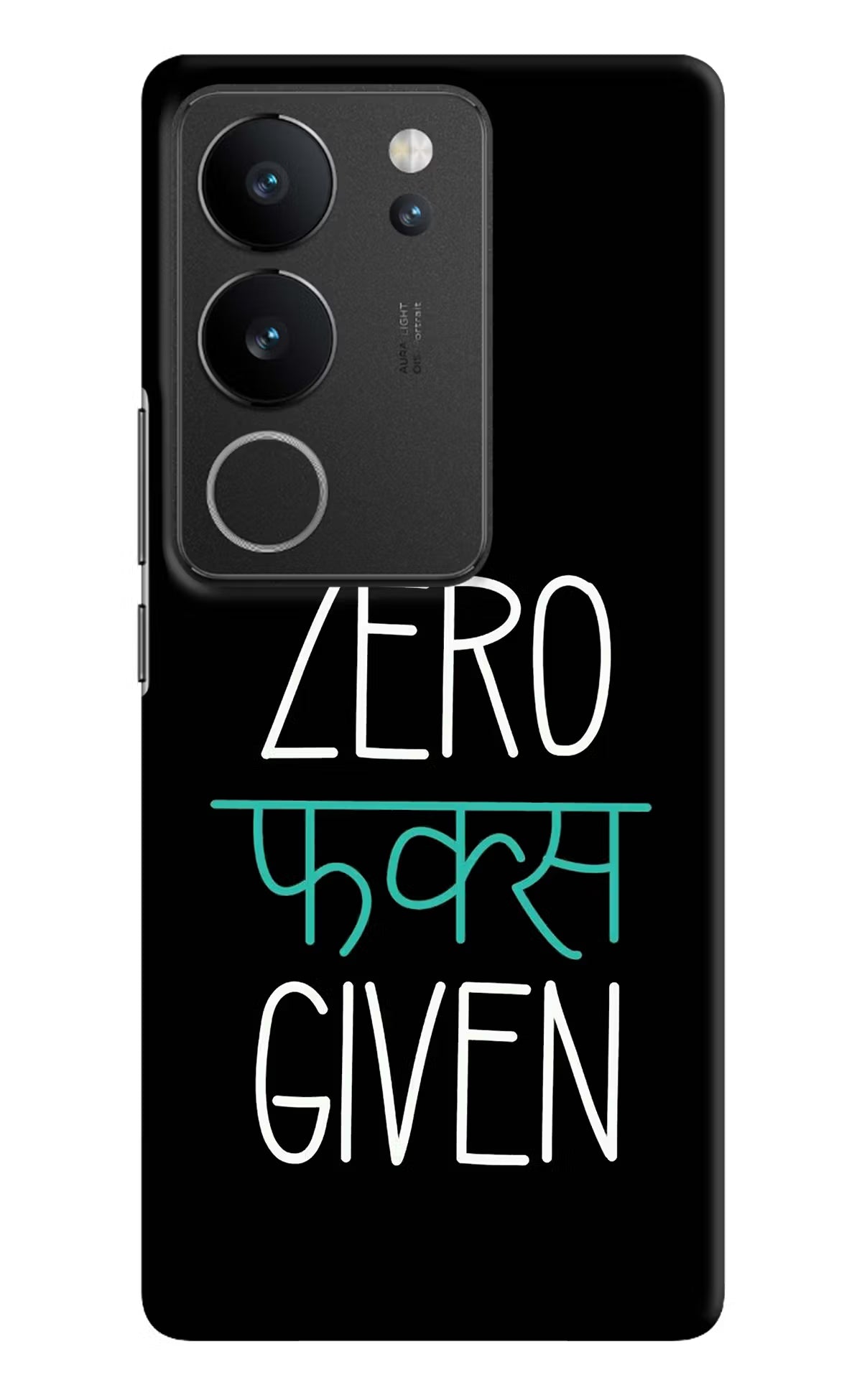 Zero Fucks Given Vivo V29/V29 Pro Hard Case Back Cover by Casekaro