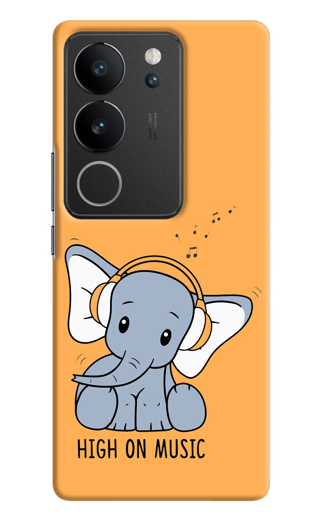 High On Music Vivo V29/V29 Pro Hard Case Back Cover by Casekaro