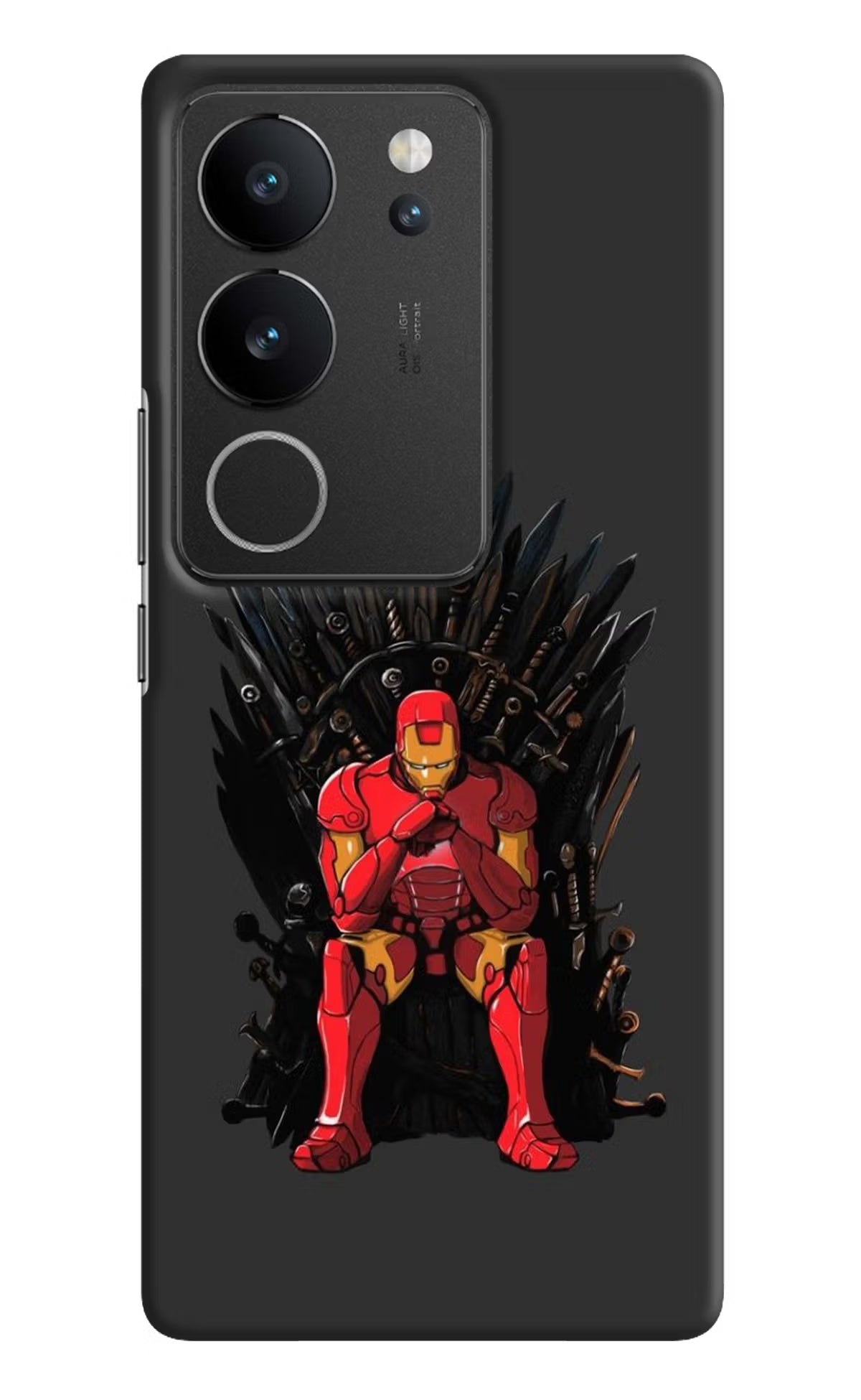 Ironman Throne Vivo V29/V29 Pro Hard Case Back Cover by Casekaro