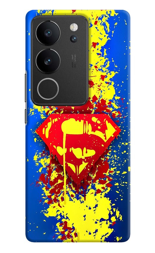 Superman logo Vivo V29/V29 Pro Hard Case Back Cover by Casekaro