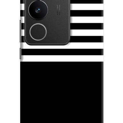Black and White Print Vivo V29/V29 Pro Hard Case Back Cover by Casekaro