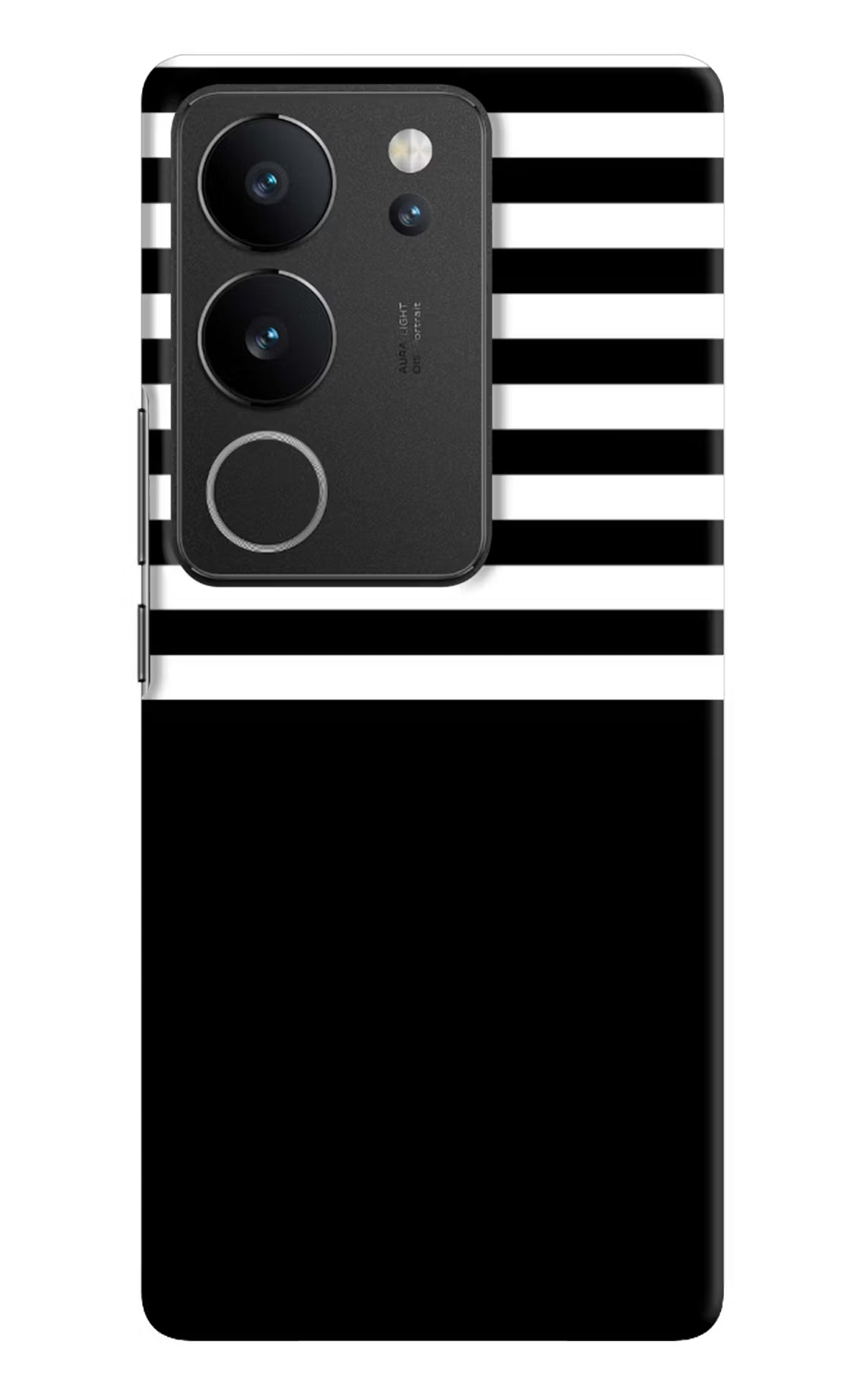 Black and White Print Vivo V29/V29 Pro Hard Case Back Cover by Casekaro