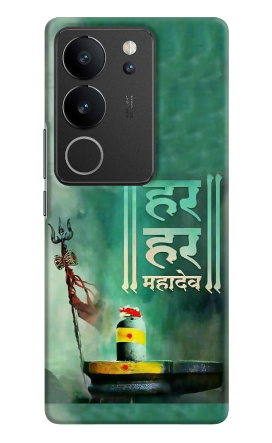 Har Har Mahadev Shivling Vivo V29/V29 Pro Hard Case Back Cover by Casekaro