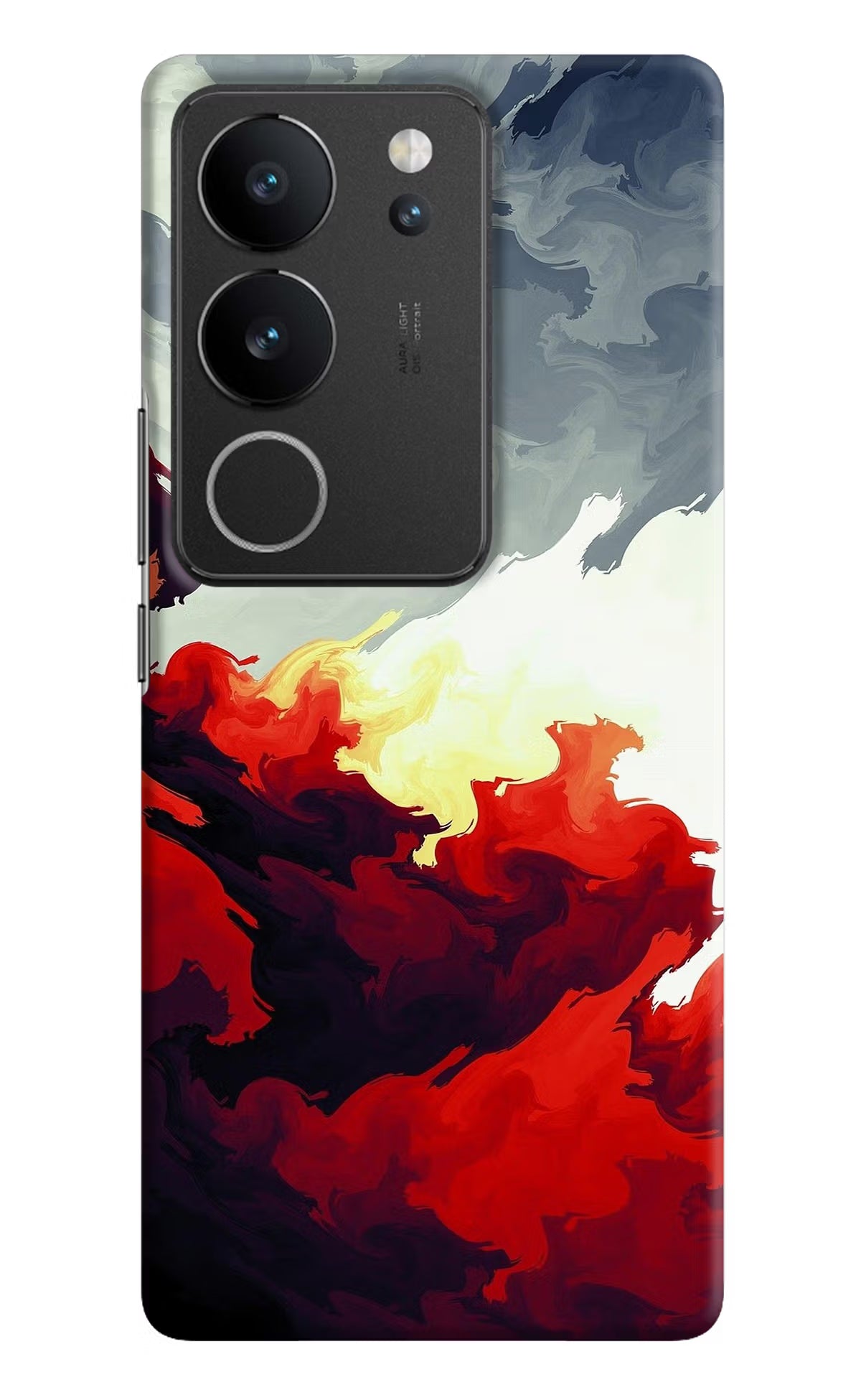 Fire Cloud Vivo V29/V29 Pro Hard Case Back Cover by Casekaro