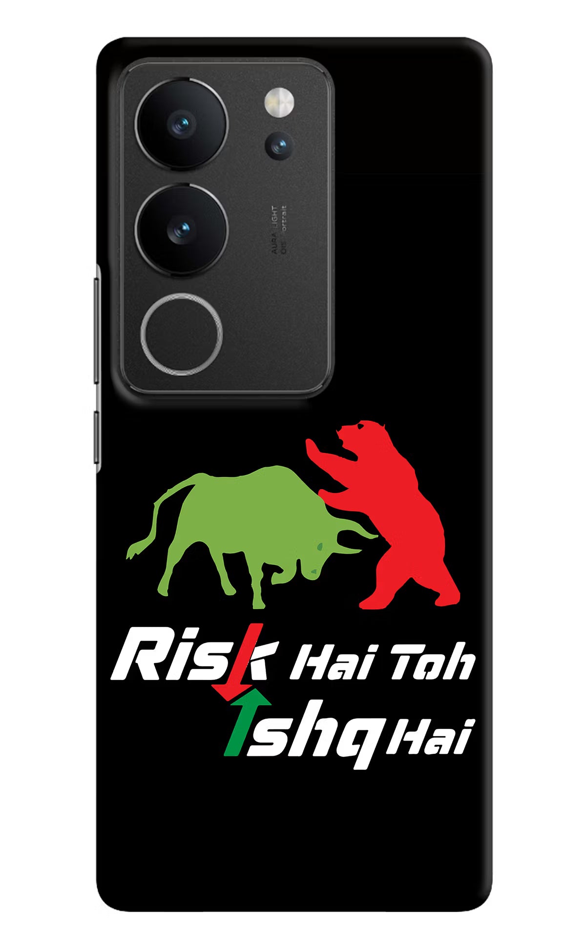 Risk Hai Toh Ishq Hai Vivo V29/V29 Pro Hard Case Back Cover by Casekaro