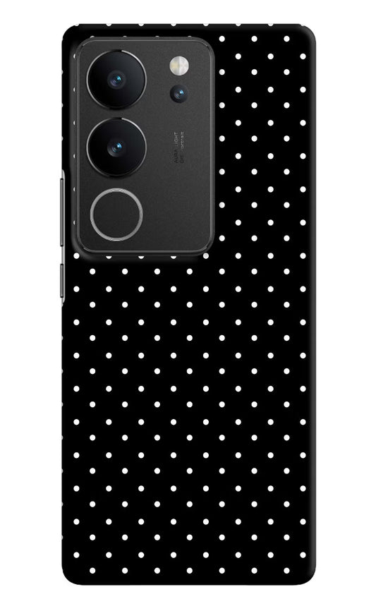 White Dots Vivo V29/V29 Pro Hard Case Back Cover by Casekaro
