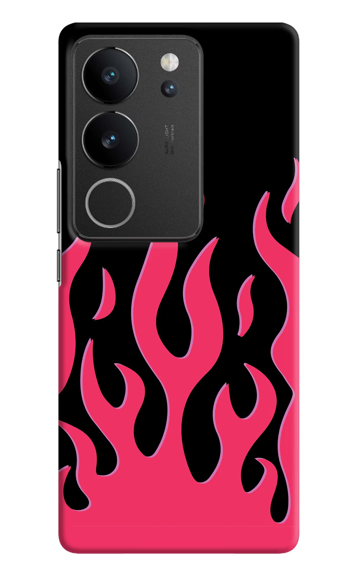 Fire Flames Vivo V29/V29 Pro Hard Case Back Cover by Casekaro