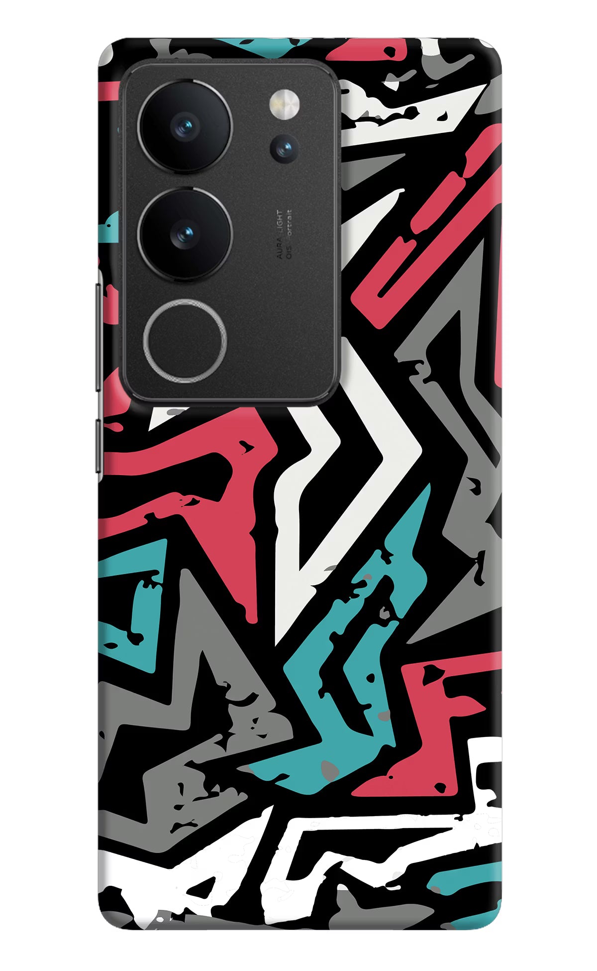 Geometric Graffiti Vivo V29/V29 Pro Hard Case Back Cover by Casekaro
