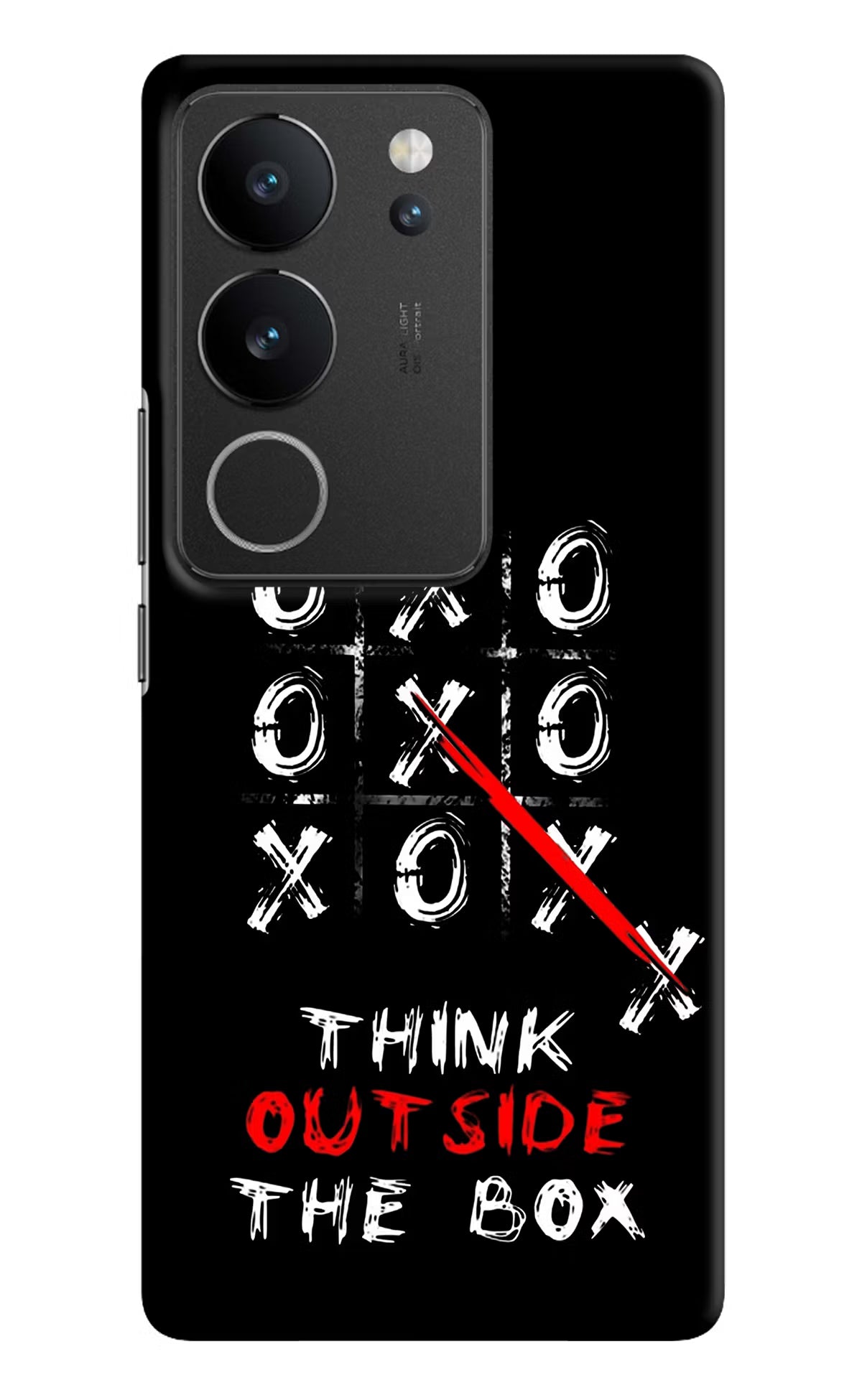 Think out of the BOX Vivo V29/V29 Pro Hard Case Back Cover by Casekaro