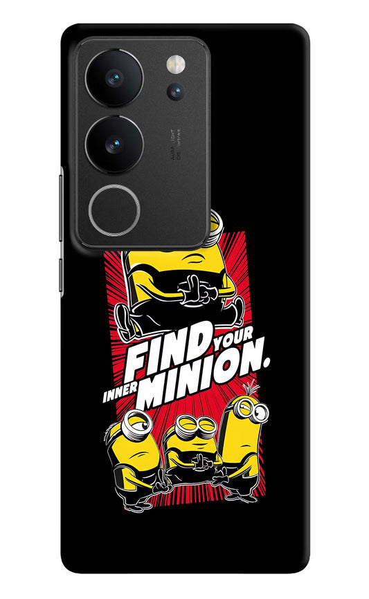 Find your inner Minion Vivo V29/V29 Pro Hard Case Back Cover by Casekaro