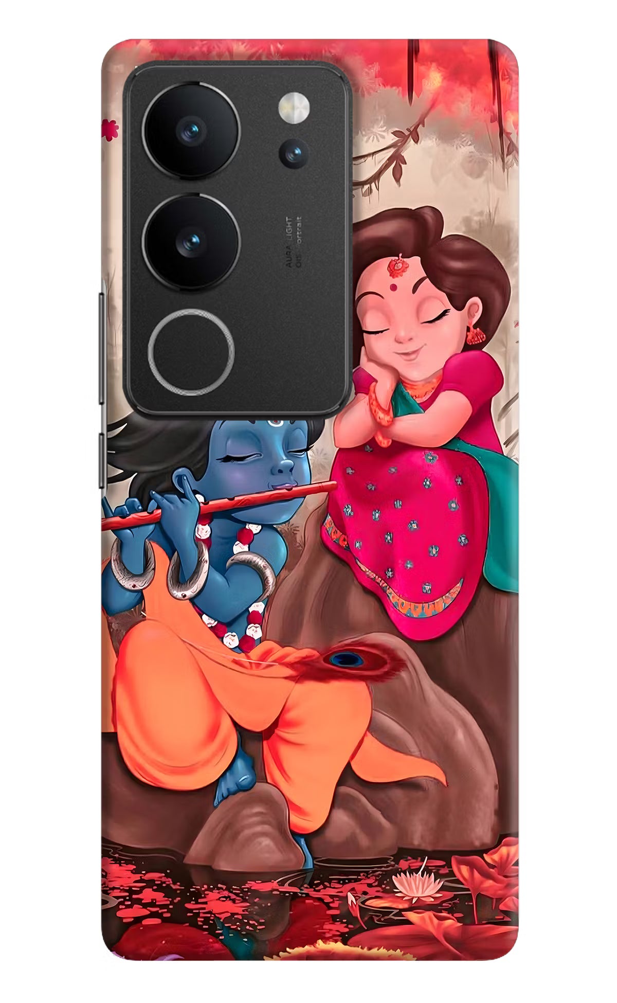 Radhe Krishna Vivo V29/V29 Pro Hard Case Back Cover by Casekaro