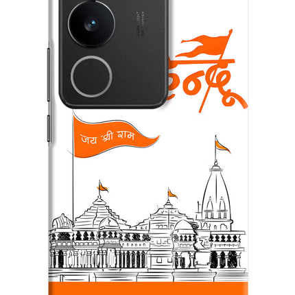 Jai Shree Ram Hindu Vivo V29/V29 Pro Hard Case Back Cover by Casekaro