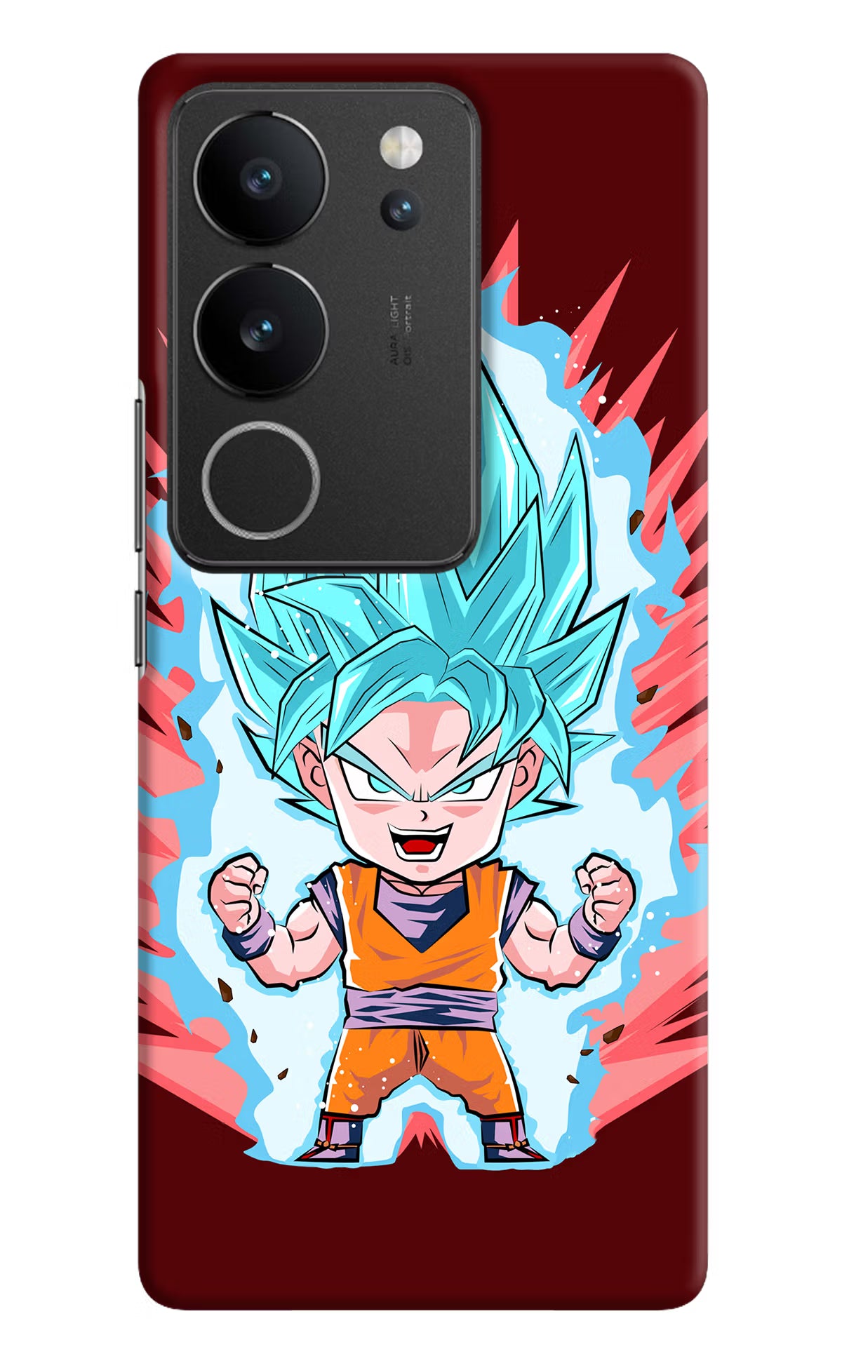 Goku Little Vivo V29/V29 Pro Hard Case Back Cover by Casekaro