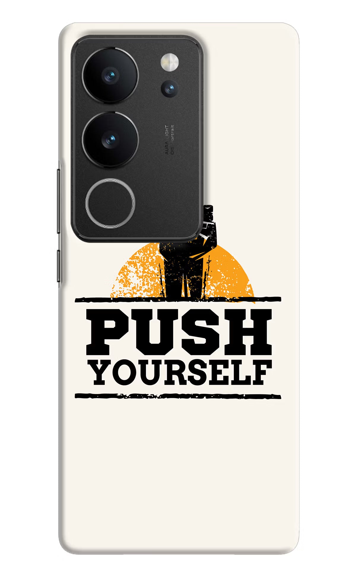 Push Yourself Vivo V29/V29 Pro Hard Case Back Cover by Casekaro